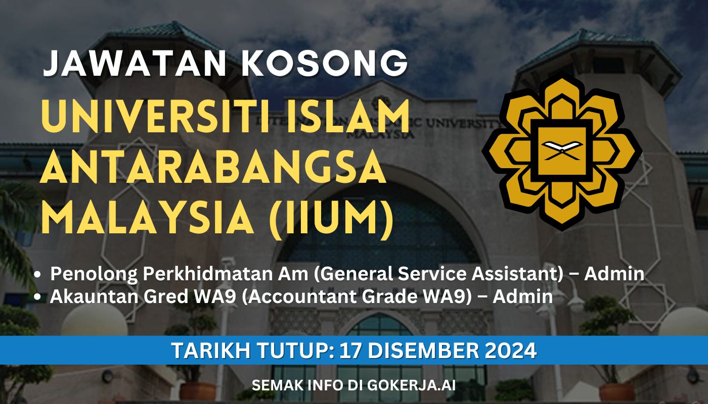 Jawatan Kosong di Universiti Islam Antarabangsa Malaysia