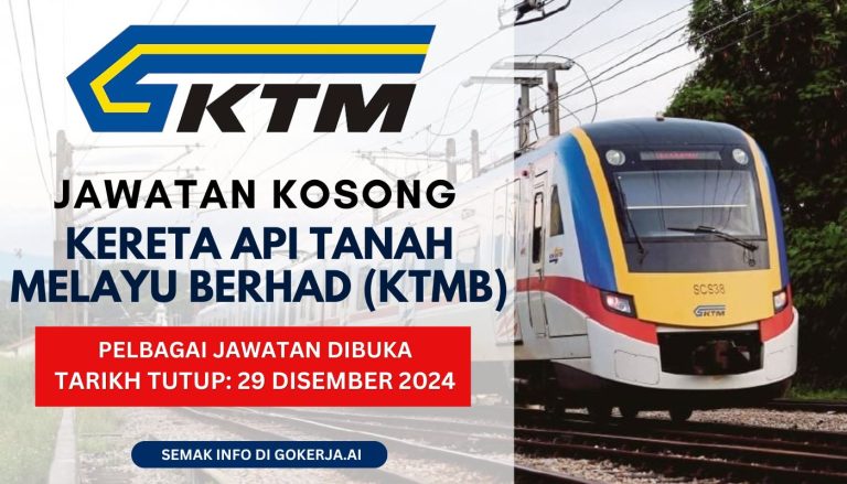 Jawatan Kosong di Keretapi Tanah Melayu Berhad